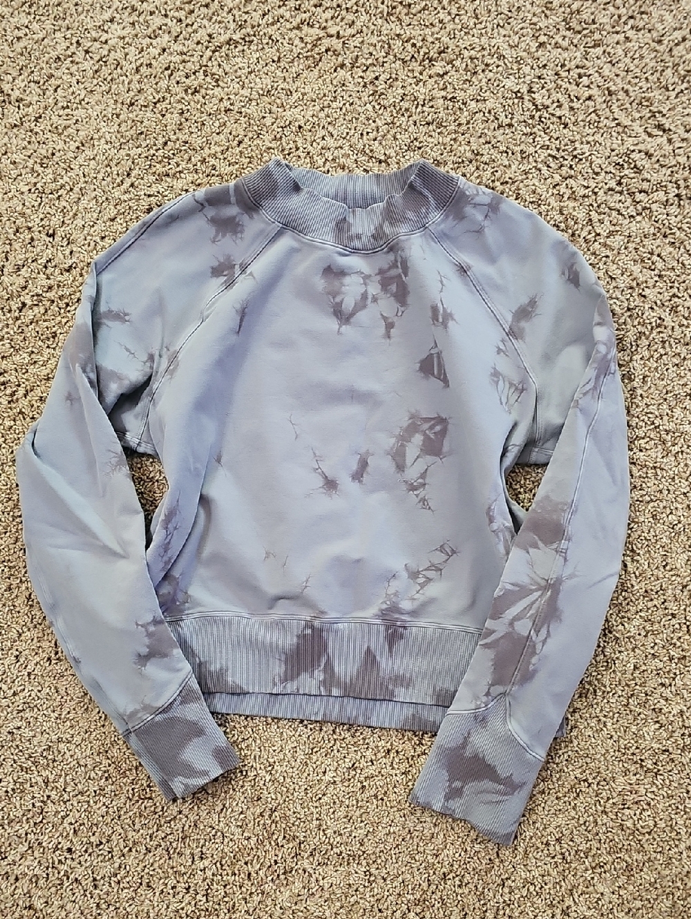 Lululemon Tie-Dye Cropped Sweatshirt